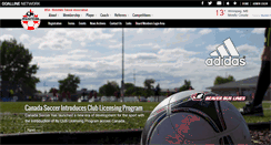 Desktop Screenshot of manitobasoccer.ca